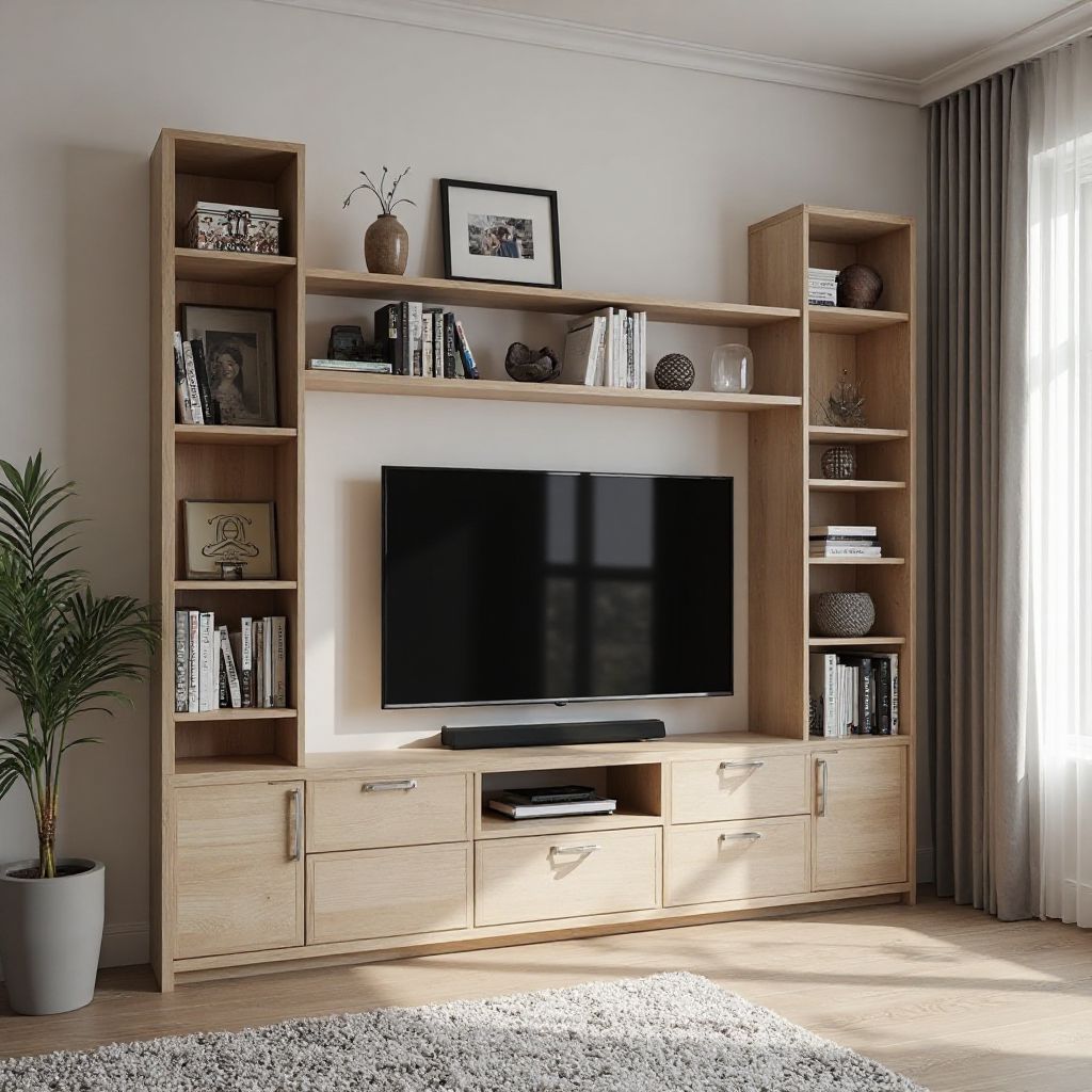 Меблева стінка для вітальні